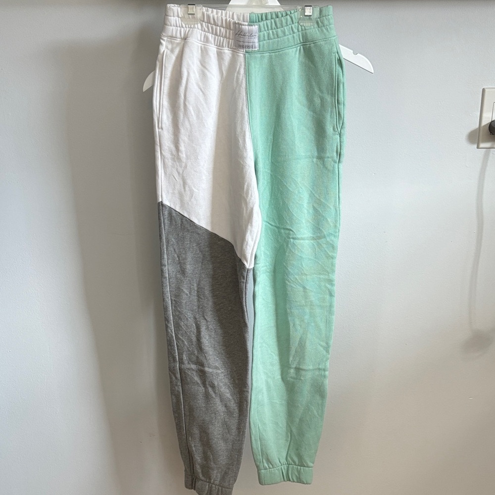 Hollister patchwork lounge joggers.